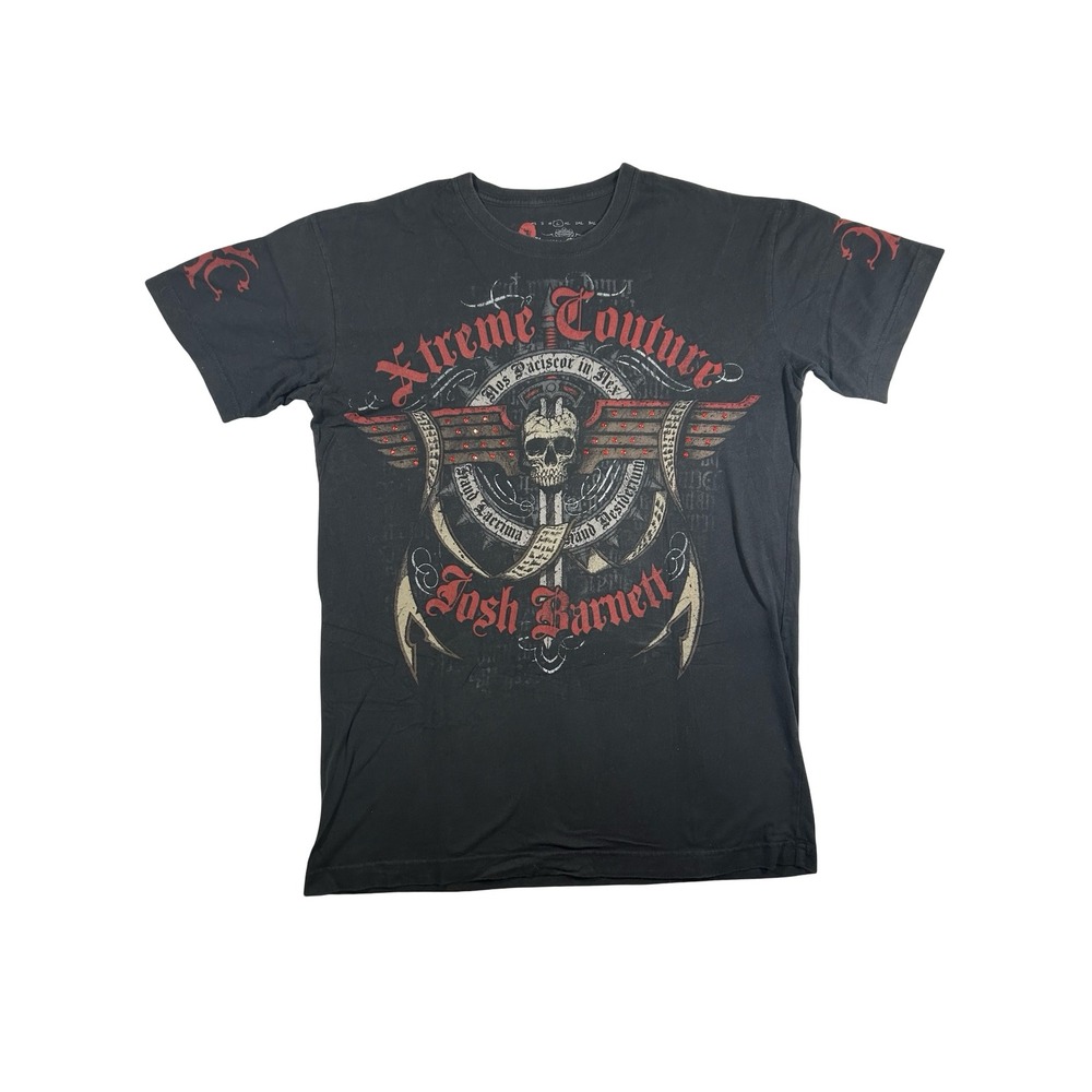 Xtreme Couture Josh Barnett Signature Series Graphic T-Shirt Black Mens L MMA